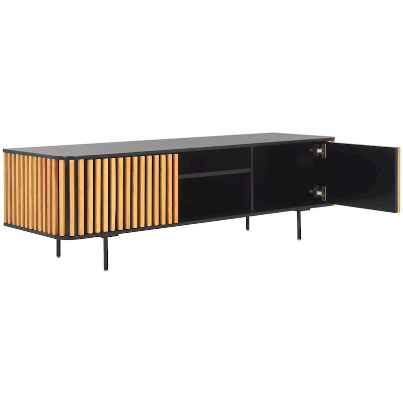 2 Door 2 Shelf Media Stand - 54Wx17Dx19H